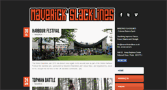 Desktop Screenshot of maverickslacklines.co.uk